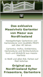 Mobile Screenshot of gartentor-mazur.de